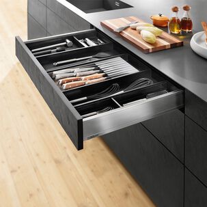 Portacuchillos Acero Inoxidable Blum Ambia-line